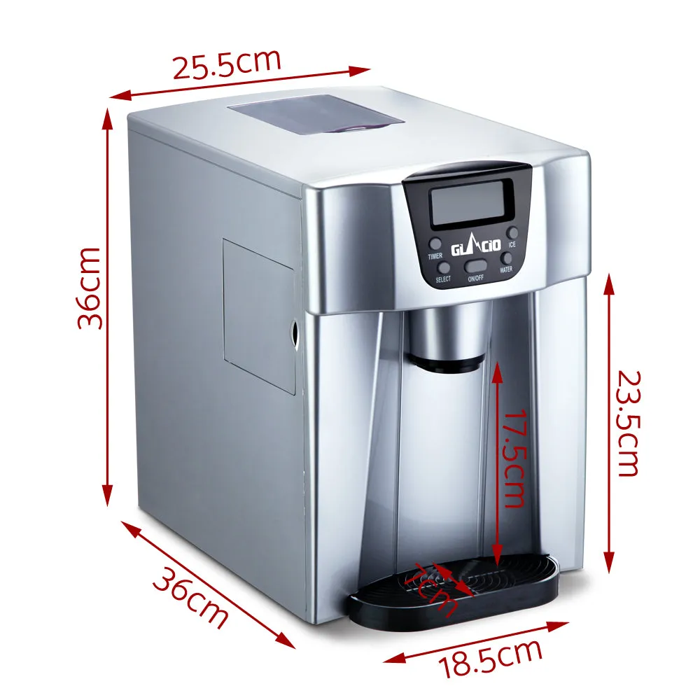 12kg Ice Maker & Water Dispenser, 2 Sizes - Devanti