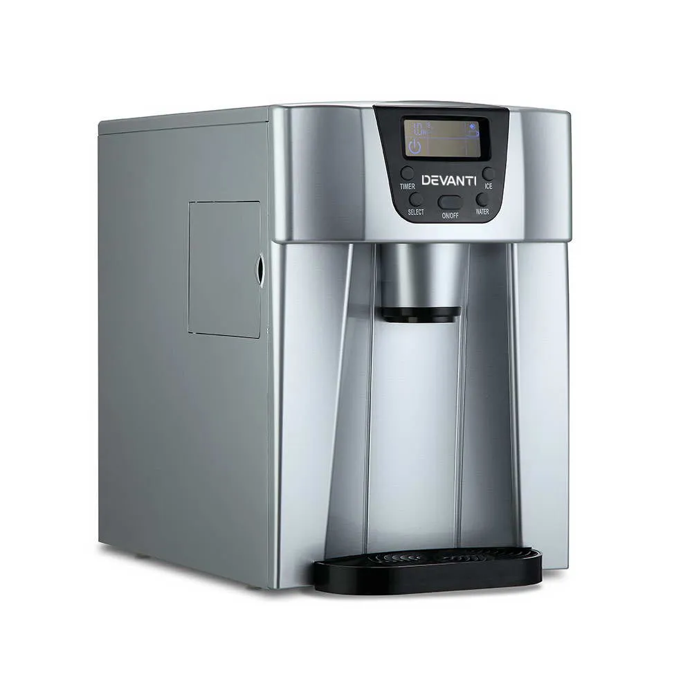 12kg Ice Maker & Water Dispenser, 2 Sizes - Devanti