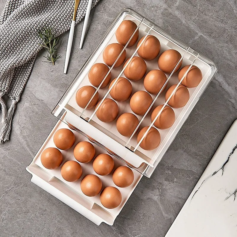 32 Grid Refrigerator Egg Storage Boxes - Jennyhome