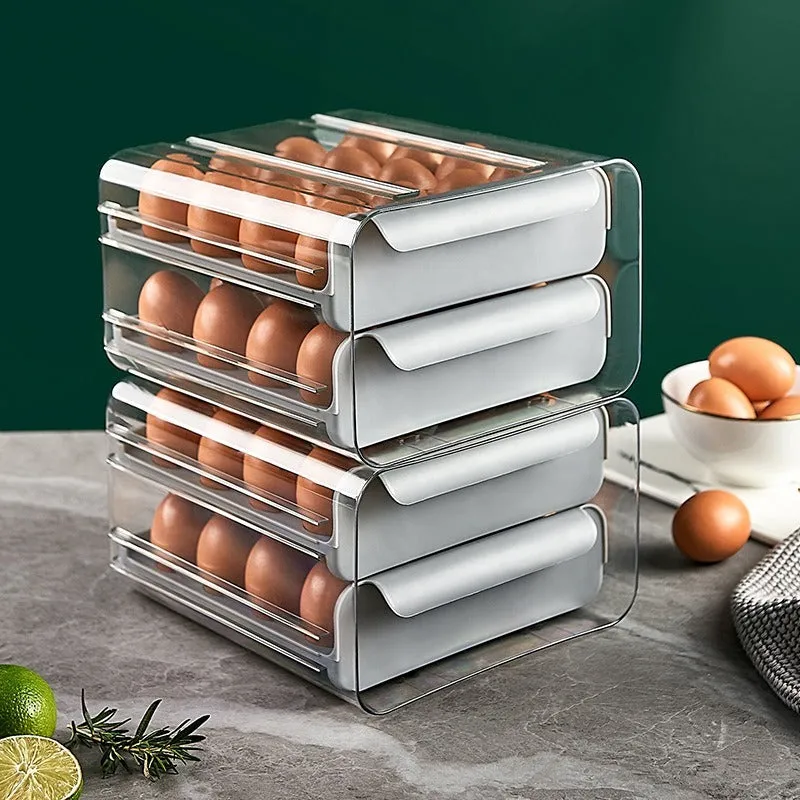 32 Grid Refrigerator Egg Storage Boxes - Jennyhome