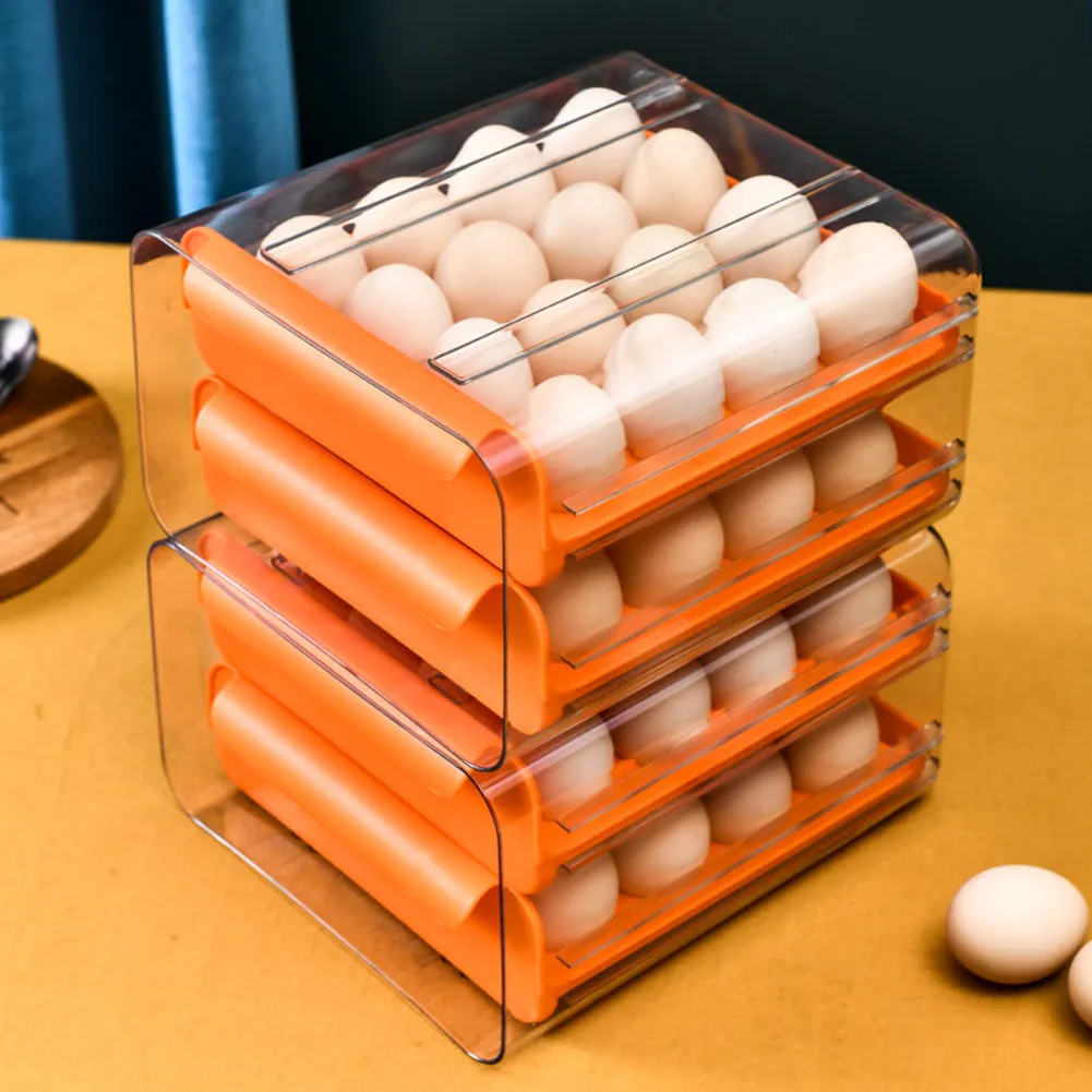 32 Grid Refrigerator Egg Storage Boxes - Jennyhome