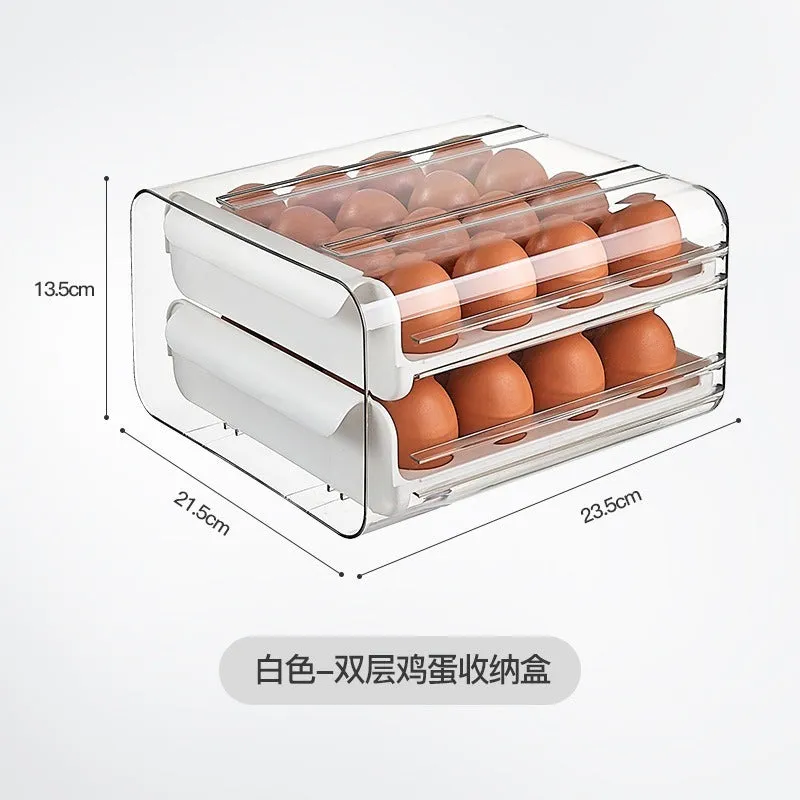 32 Grid Refrigerator Egg Storage Boxes - Jennyhome