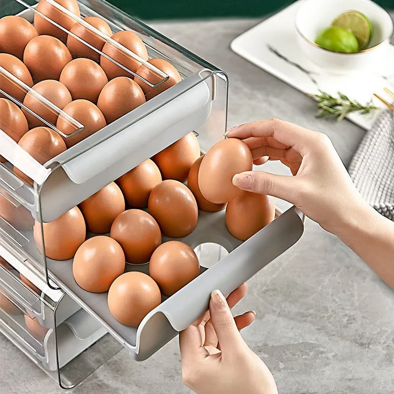 32 Grid Refrigerator Egg Storage Boxes - Jennyhome