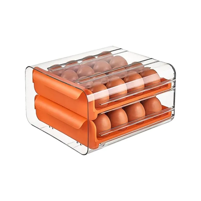 32 Grid Refrigerator Egg Storage Boxes - Jennyhome