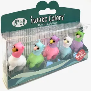 38461 Iwako Colorz Llama Erasers-12