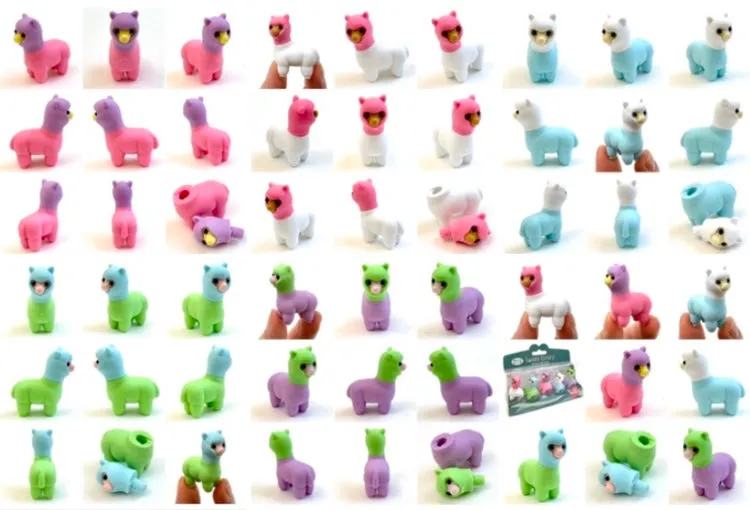 38461 Iwako Colorz Llama Erasers-12