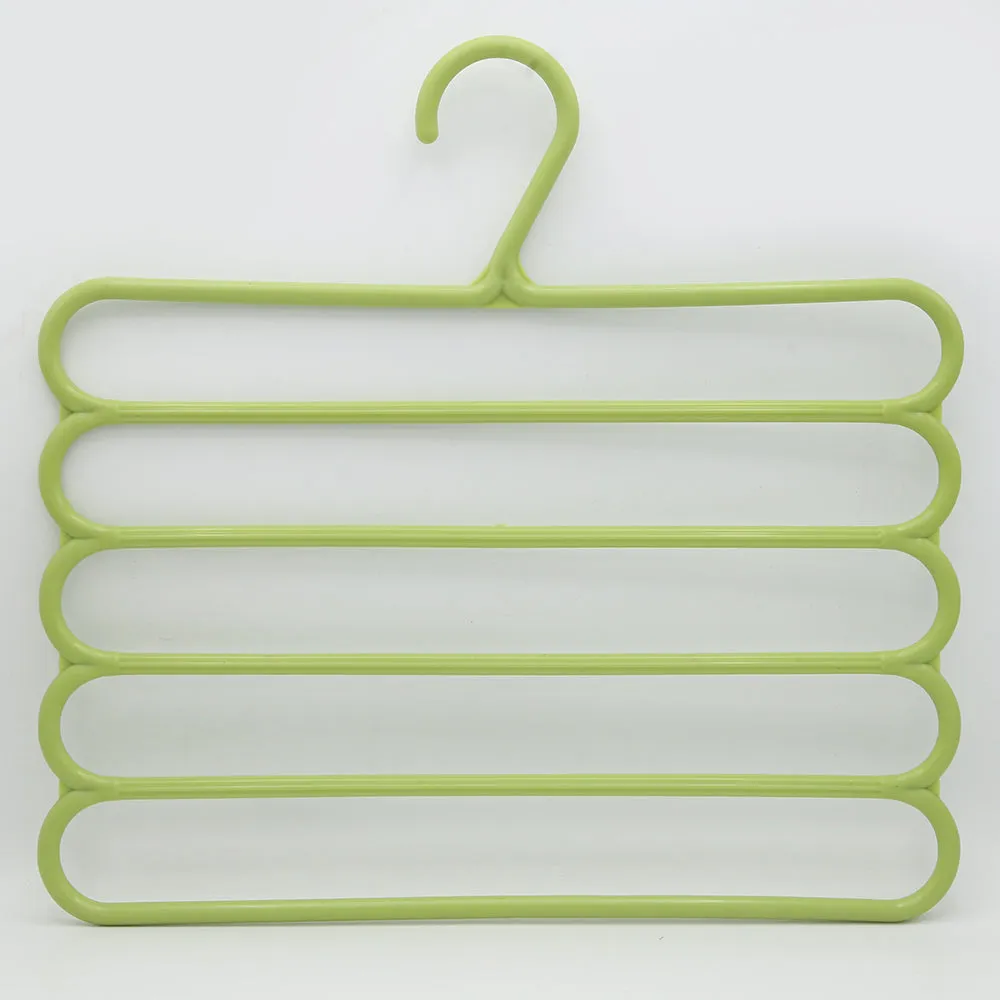 5 Layer Anti Slip Hangers 2 Piece Set - Green