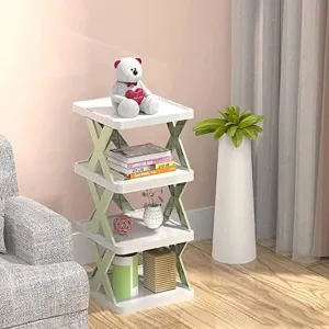 9078   4 LAYER SHOES STAND, SHOE TOWER RACK SUIT FOR SMALL SPACES, CLOSET, SMALL ENTRYWAY, EASY ASSEMBLY AND STABLE IN STRUCTURE, CORNER STORAGE CABINET FOR SAVING SPACE