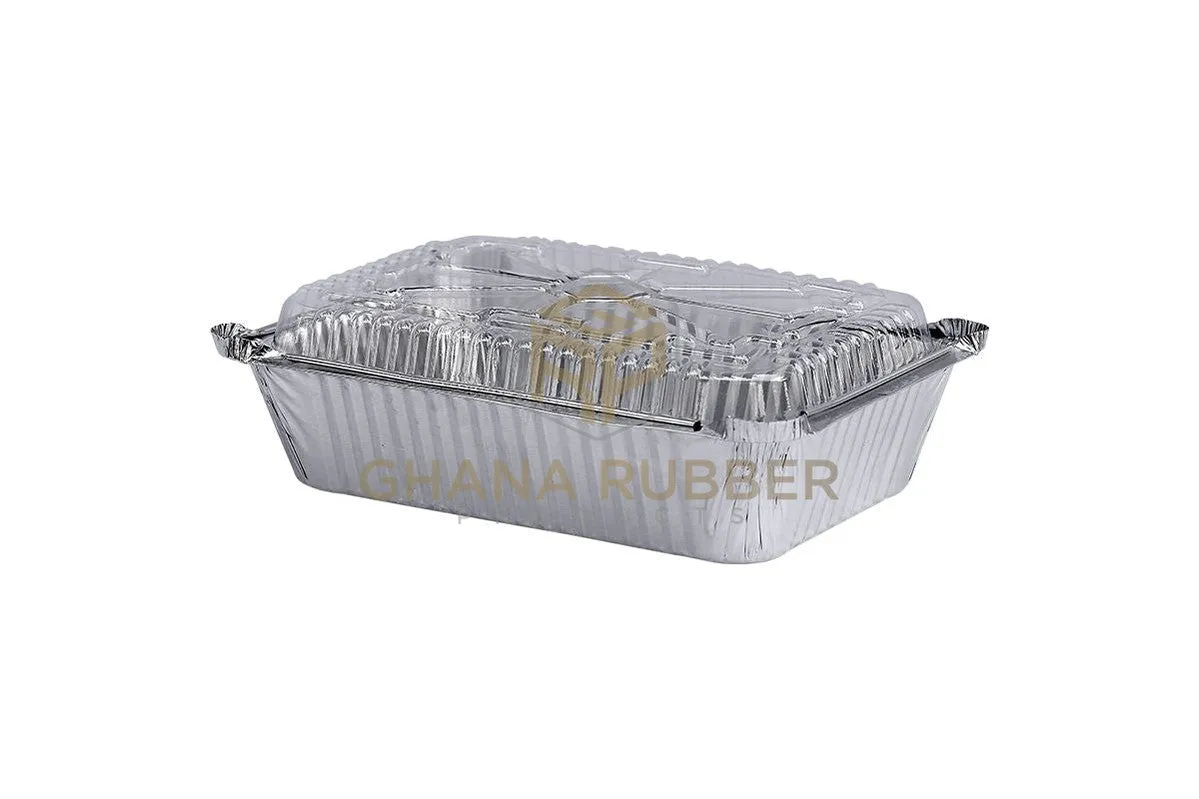 Aluminium Foil Food Containers   Domed Lids 8399 (1200ml)