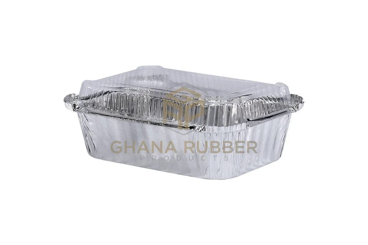 Aluminium Foil Food Containers   Domed Plastic Lids 8333 (825ml)