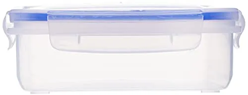 Aristo Lock & Fresh 301 Plastic Storage Container - 1100 ML, Transparent Clear, large (LOCK&FRESH301) (22 x 15.5 x 6cm)