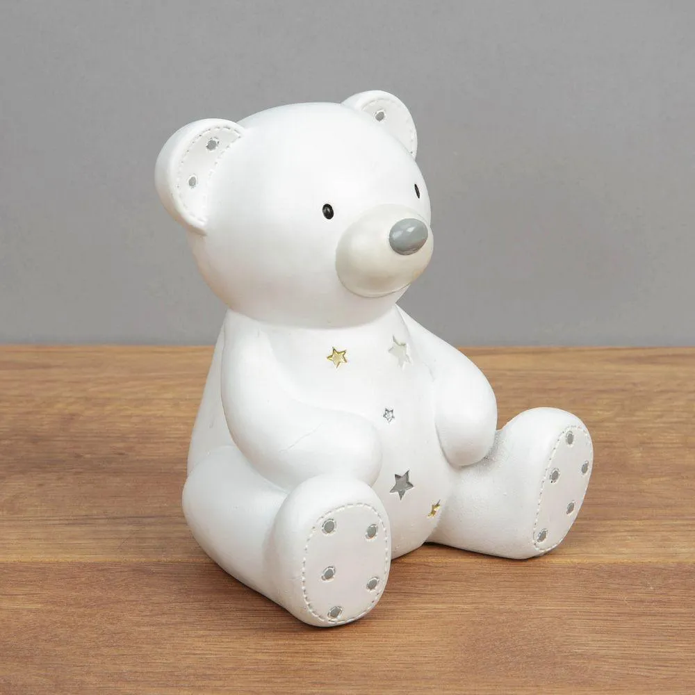 Bambino Teddy & Stars Money Box