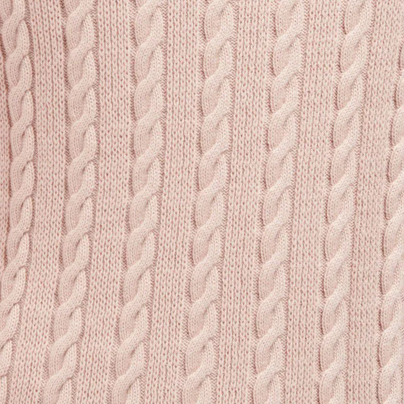 Barbour Fieldrose Ladies Knit Jumper - Rose Dust