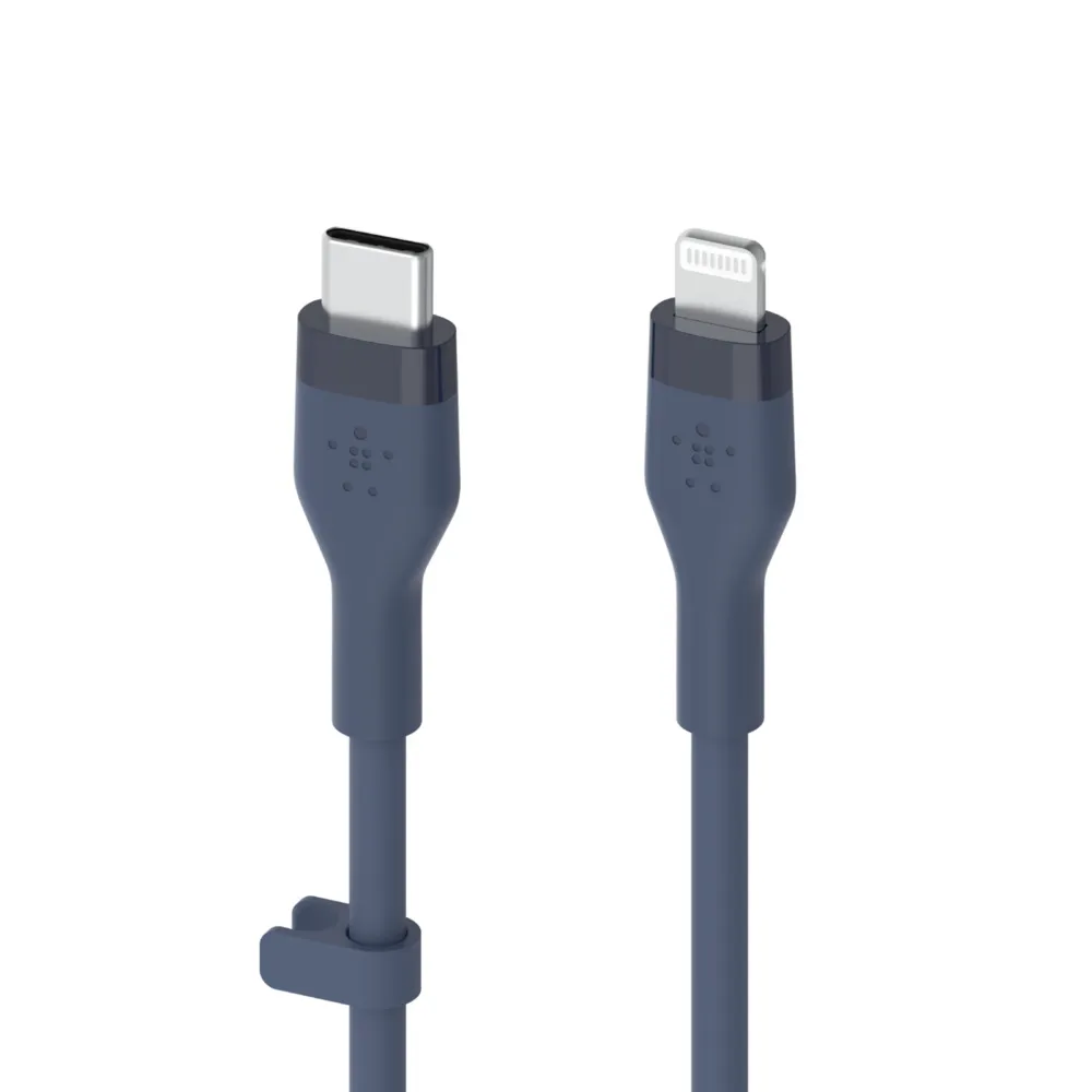 Belkin Usb-C To Lighting, Silicone, 1M, Blue