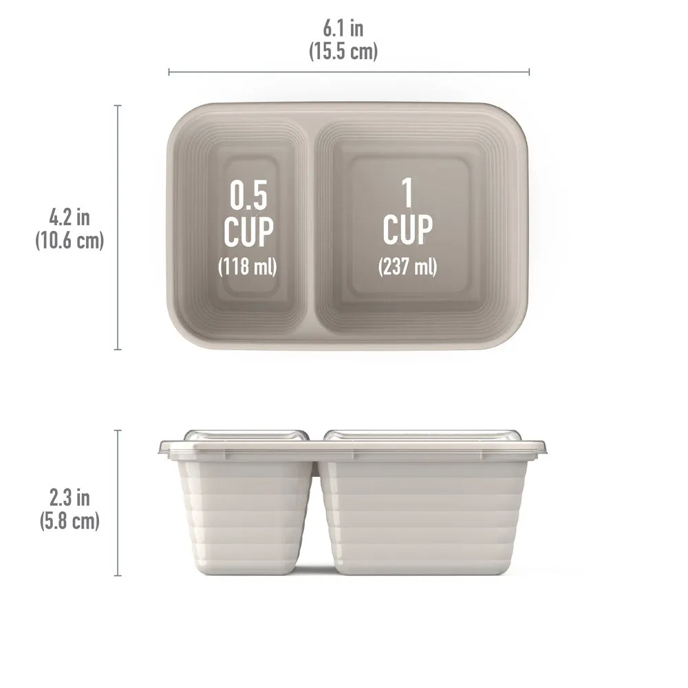 Bentgo Prep 2-Compartment Snack Containers