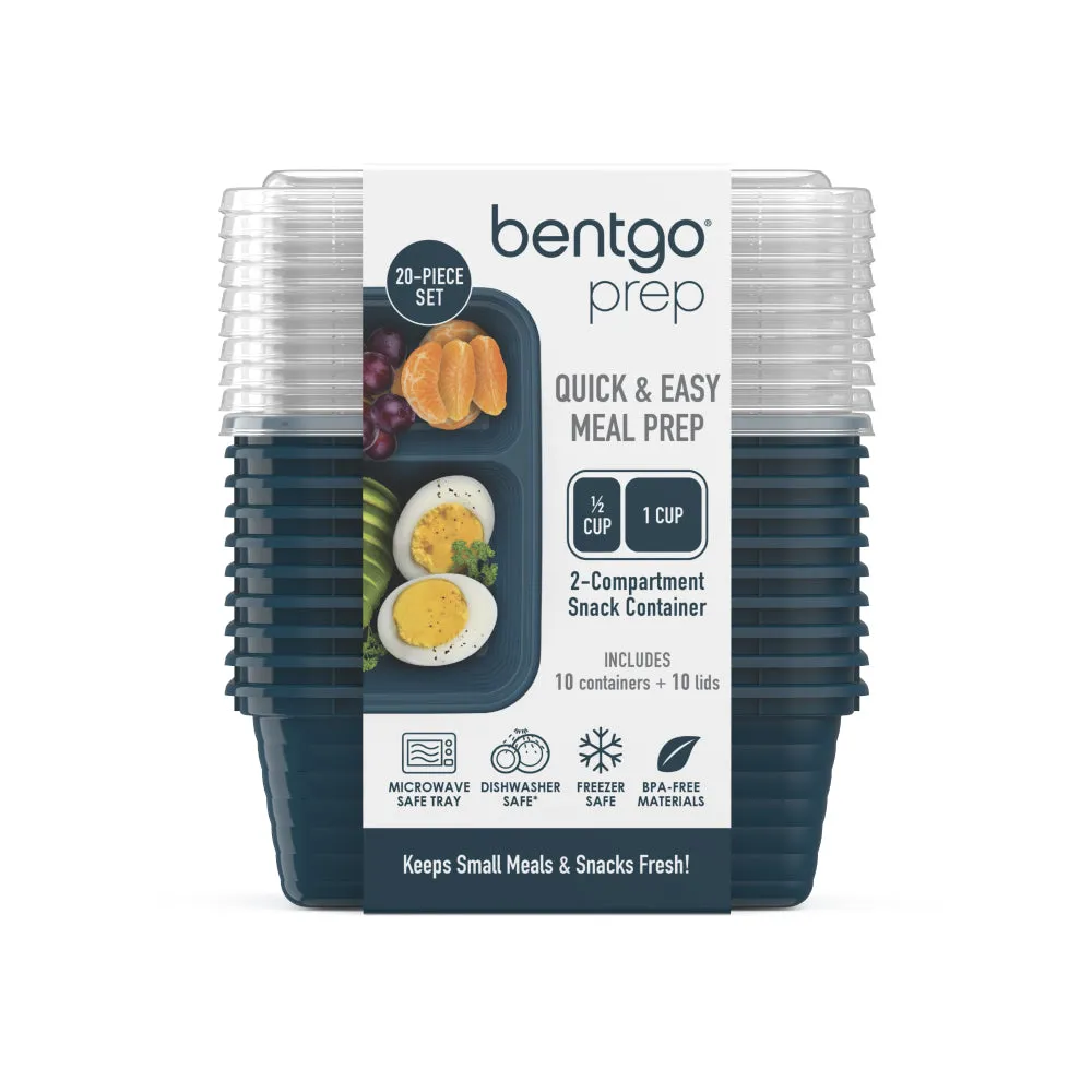 Bentgo Prep 2-Compartment Snack Containers