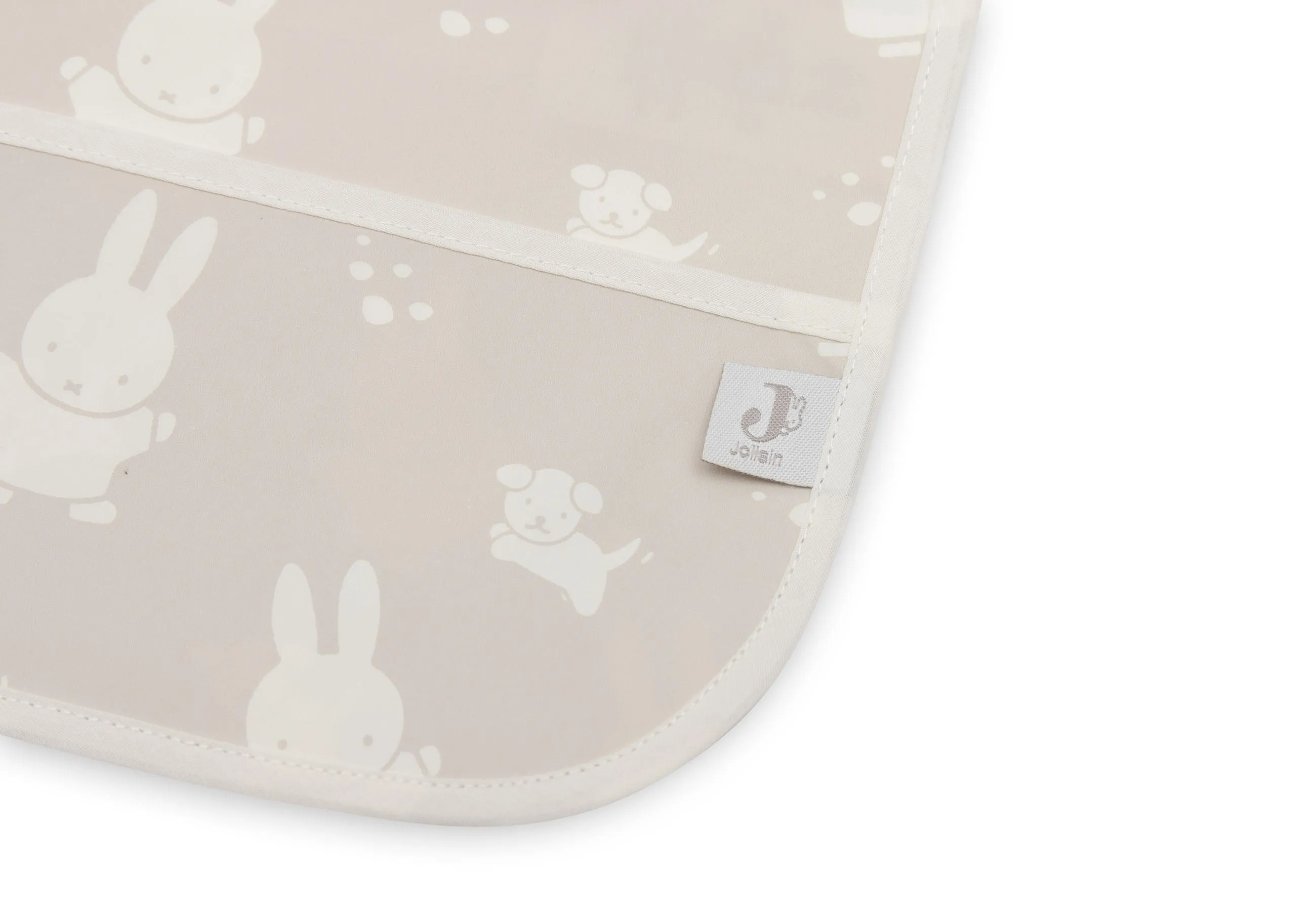 Bib Waterproof with Sleeves Miffy  Snuffy - Nougat