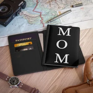 Black Mom Travel Passport Cover