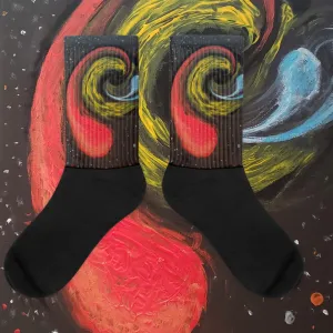 Blackhole Space Socks