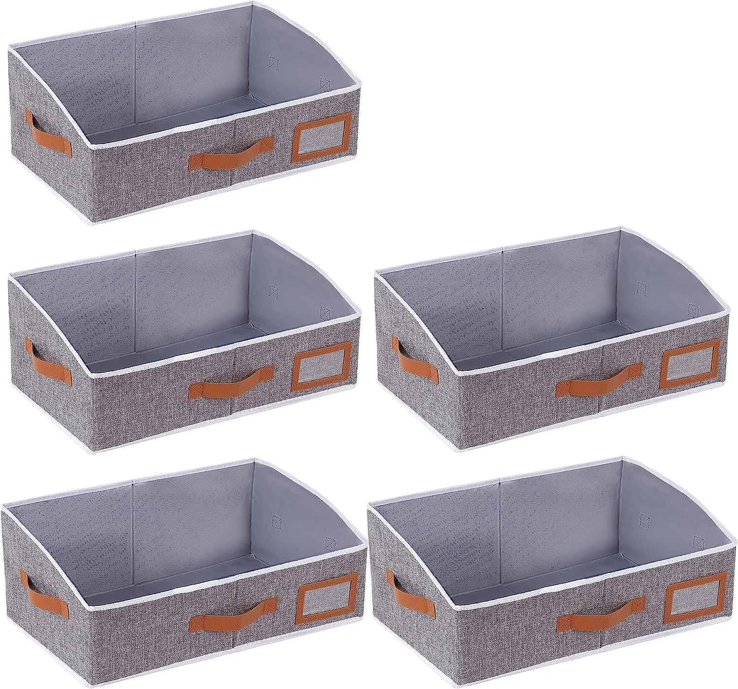 Blushbees® Foldable Trapezoidal Storage Bins For Toys - 3-Pack