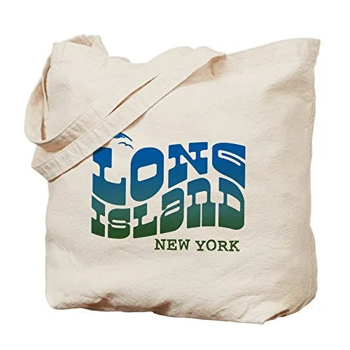 CafePress - Long Island New York Tote Bag - Natural Canvas Tote Bag, Cloth Shopping Bag