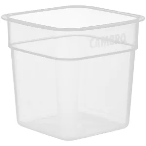 CAMBRO, POLYPROPYLENE FOOD STORAGE CONTAINER, TRANSLUCENT - 1 QT