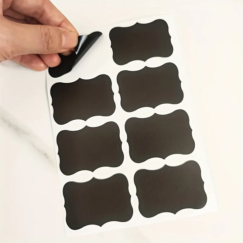 Chalkboard Jar Stickers Organize and Label with Style