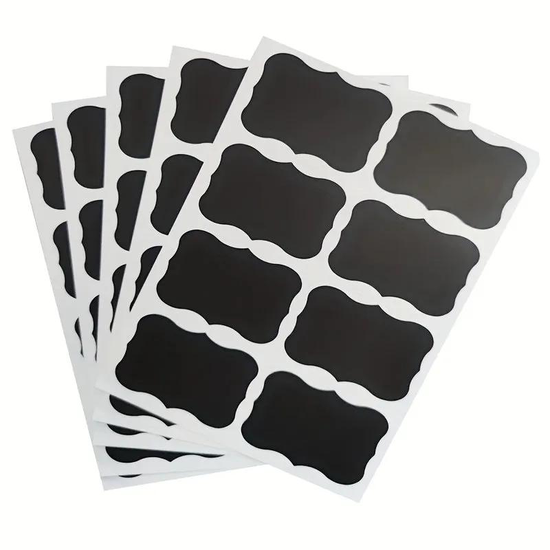 Chalkboard Jar Stickers Organize and Label with Style