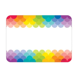 Creative Teaching Press Painted Pallette Rainbow Labels, Scallops (CTP 4821)