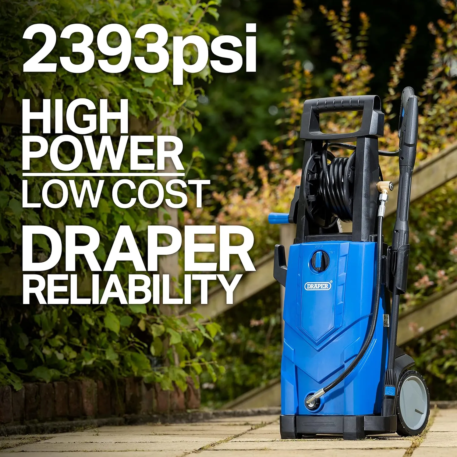 Draper 98677 165 Bar 2200W Pressure Washer