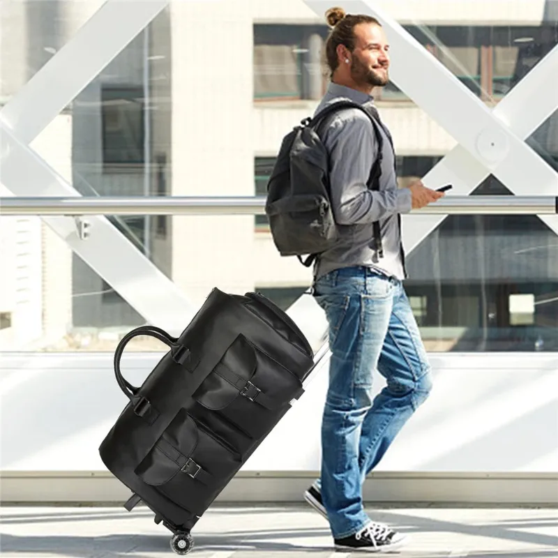 Duffel Folding Bags With Wheels