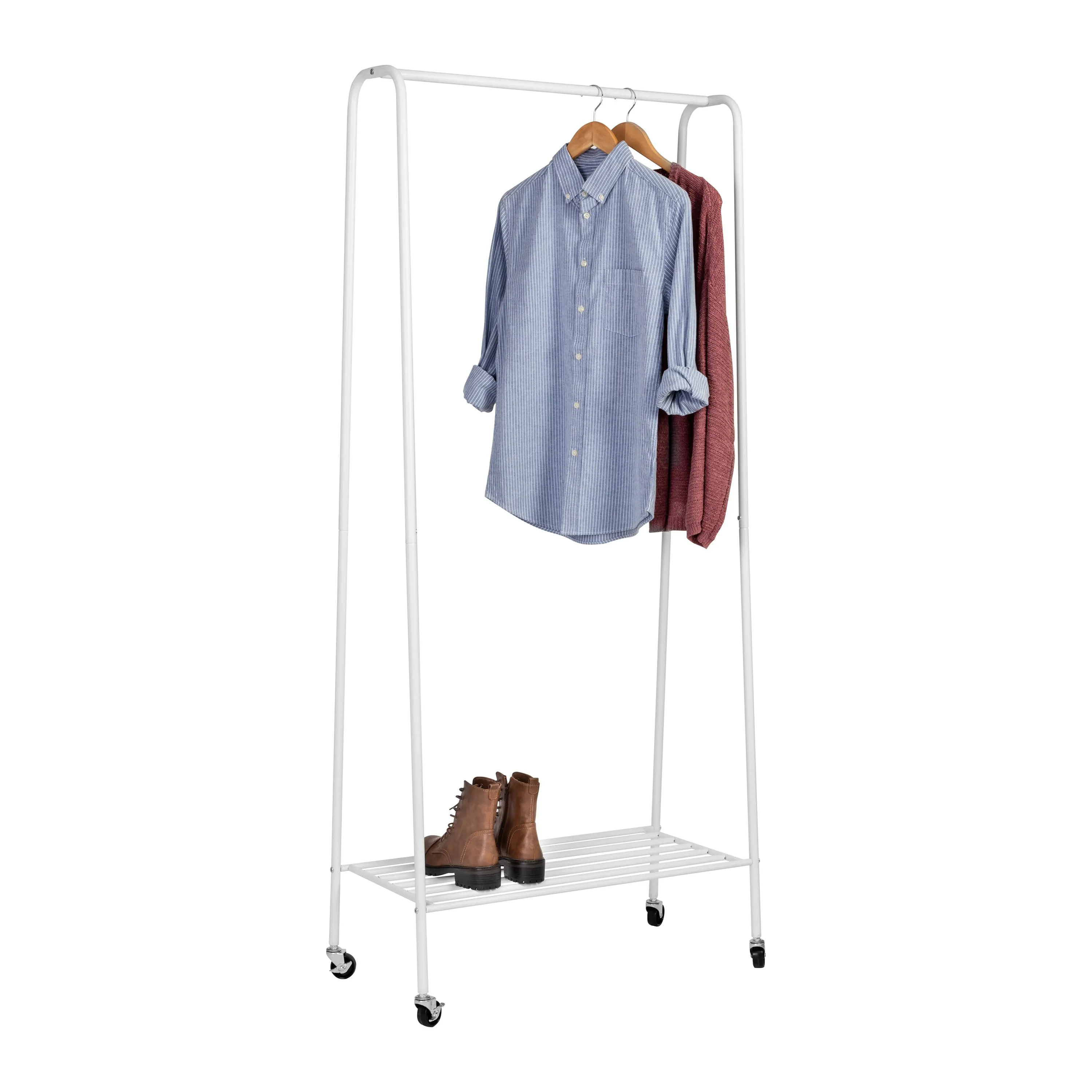 Garment Rack with Shoe Shelf