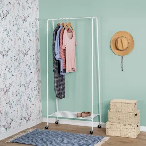 Garment Rack with Shoe Shelf