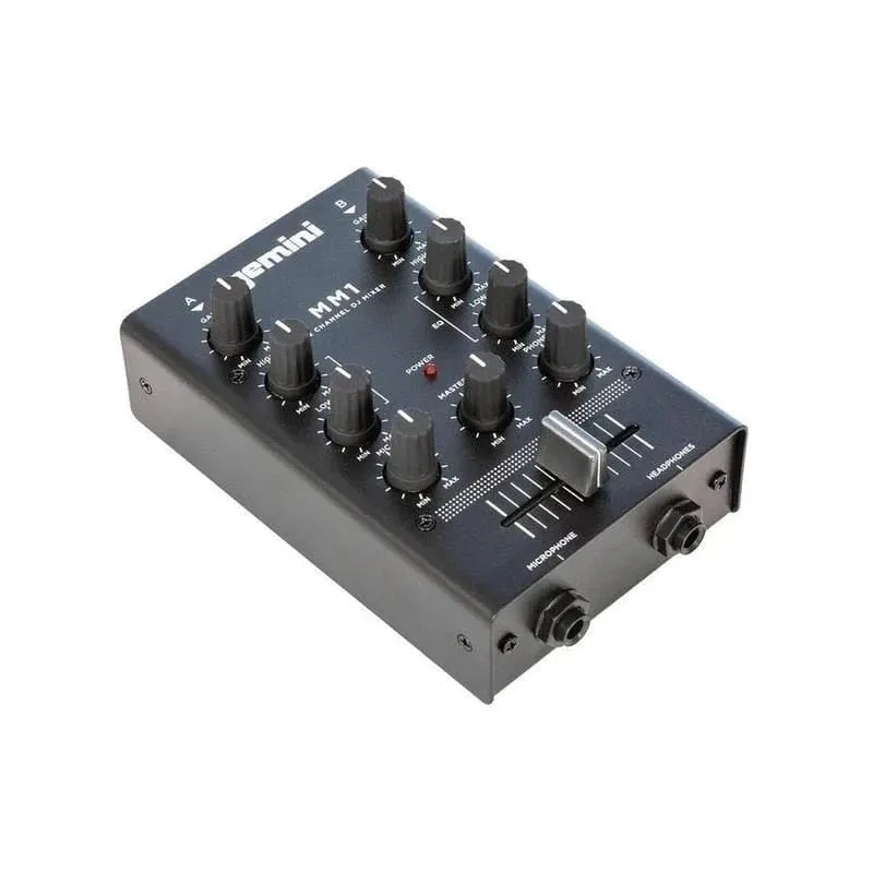 Gemini MM1 2-Channel Pocket-Sized DJ Mixer- Dispatch within 3-4 Business Days