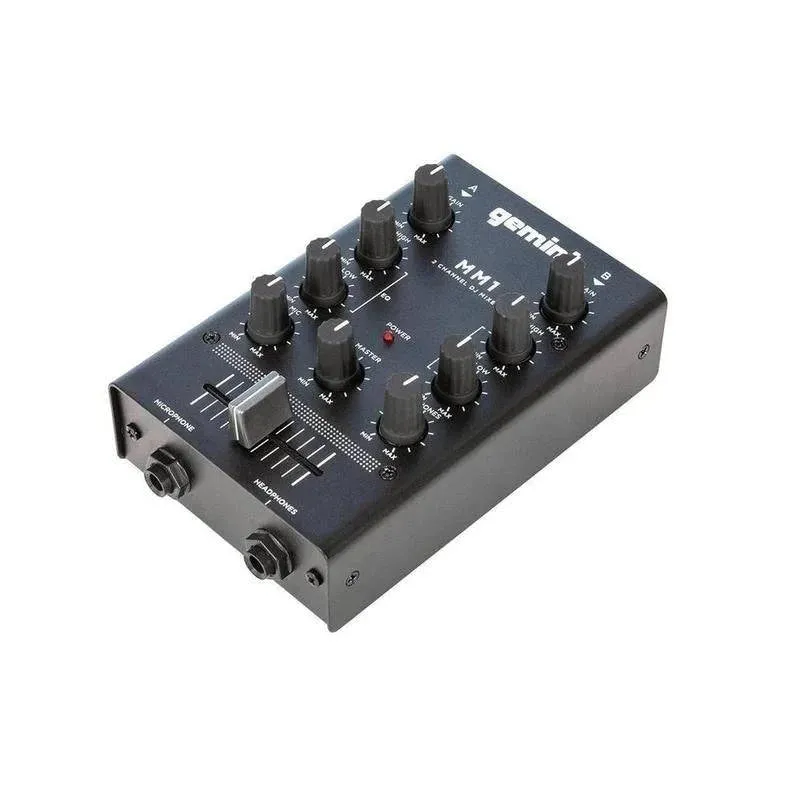 Gemini MM1 2-Channel Pocket-Sized DJ Mixer- Dispatch within 3-4 Business Days