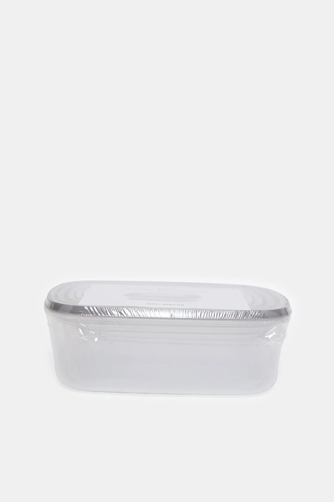 Grey Rectangular Food Container Set (5 Piece)