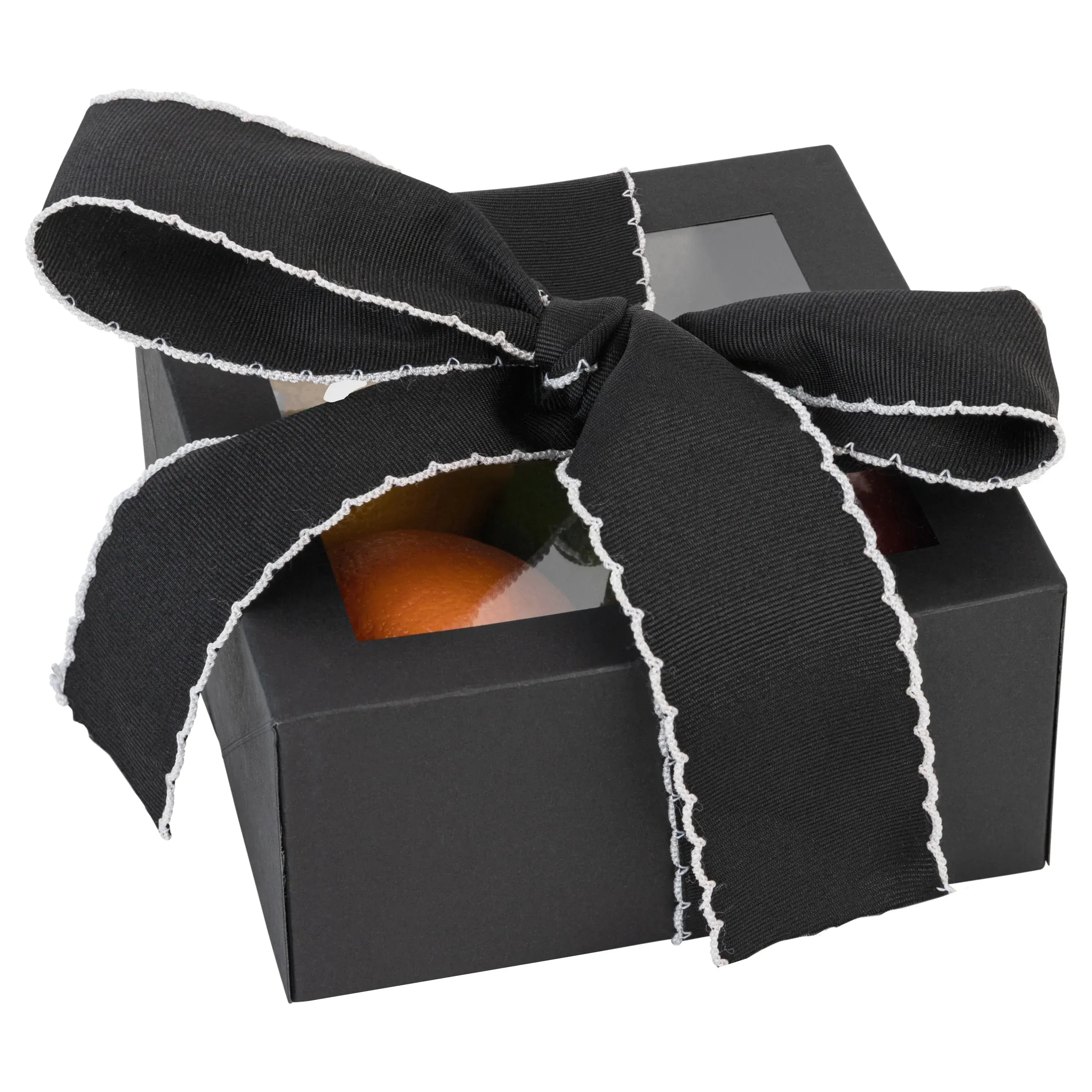 Hammont Black Bakery Boxes 6X6X3" 8pc