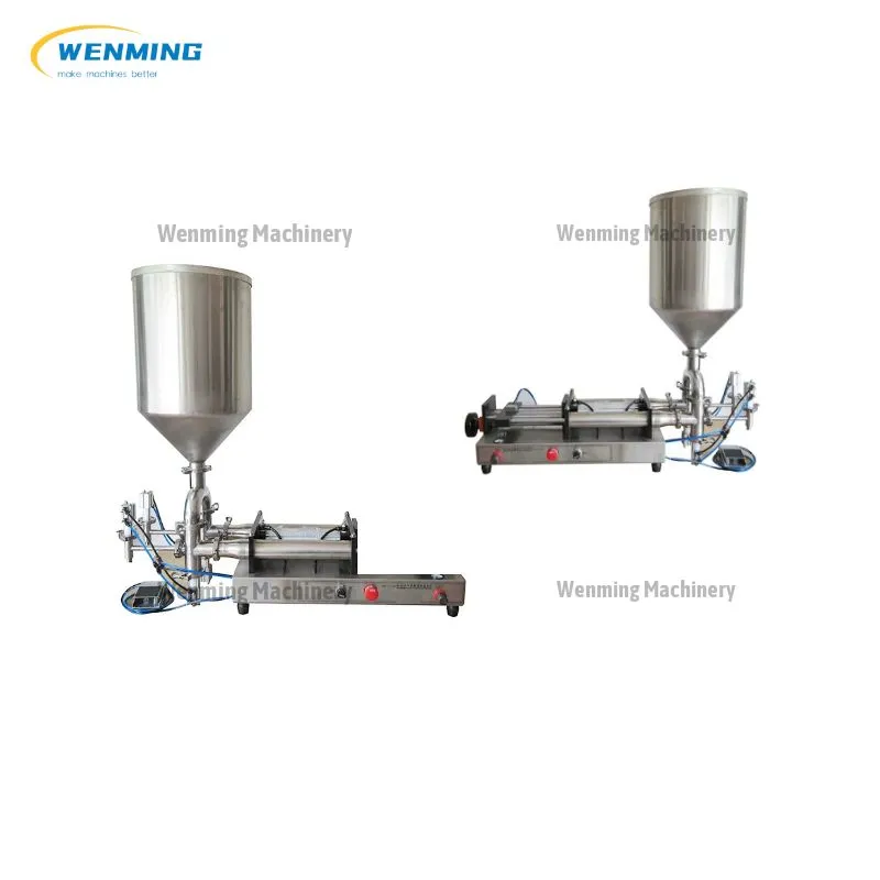 High-value Desktop Small Semi-Automatic Pneumatic Paste Juice Filling Machine