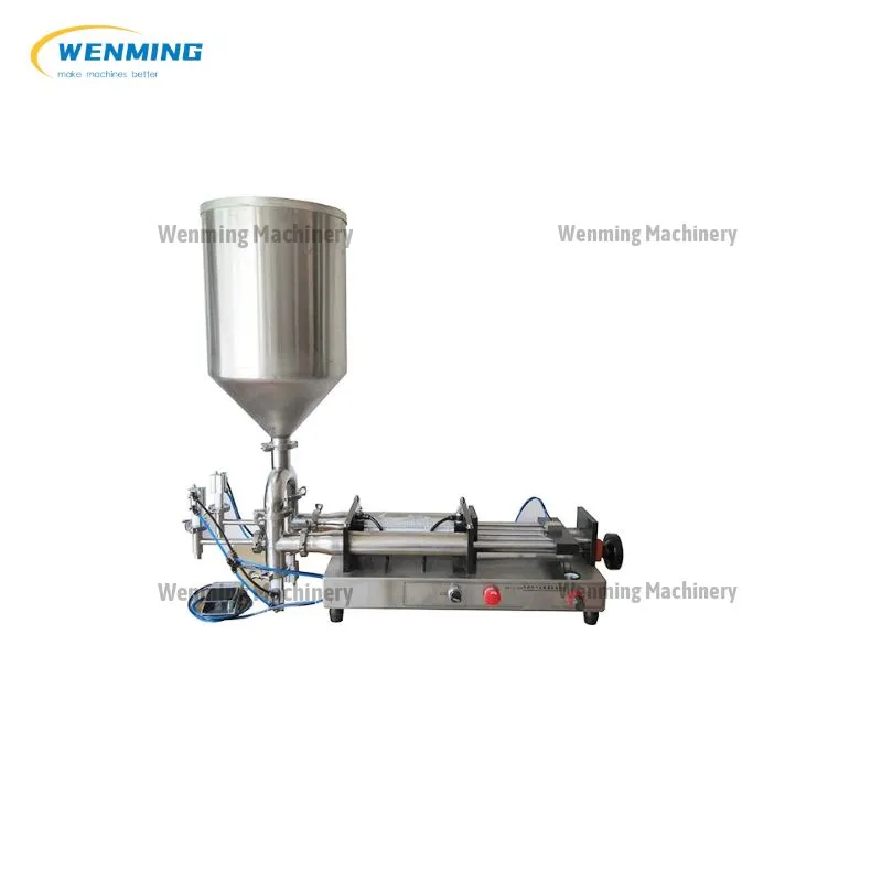 High-value Desktop Small Semi-Automatic Pneumatic Paste Juice Filling Machine