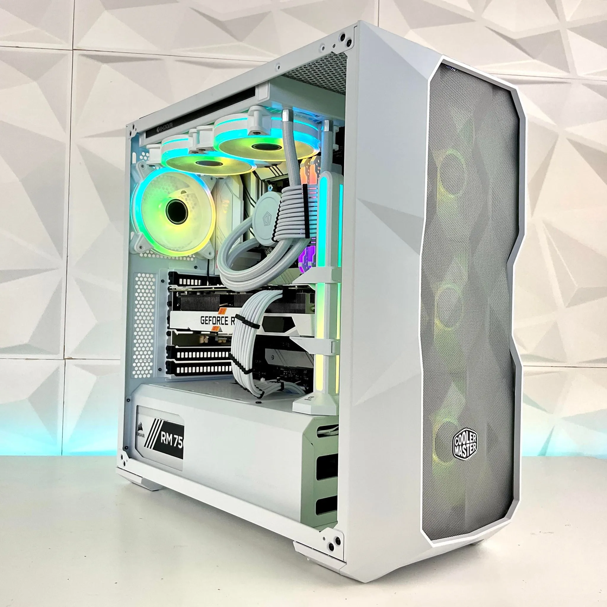 IGaming Ryzen 7 5700X | RTX 4060 Ti-4070 Ti Super | Td500 Mesh White