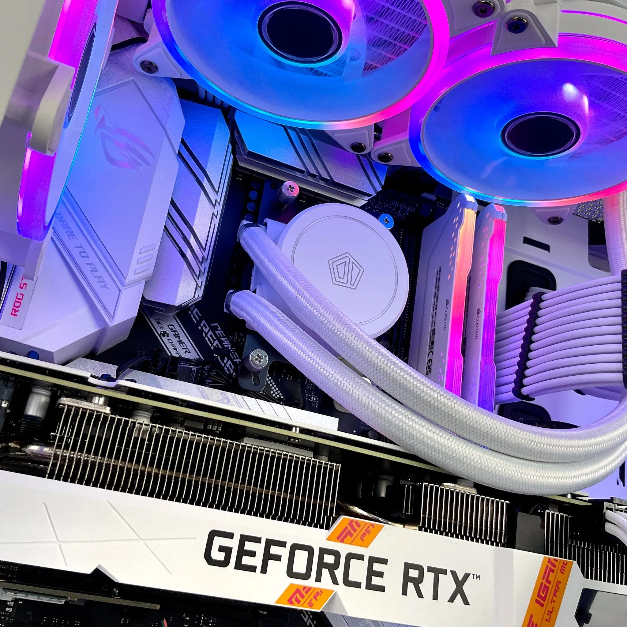 IGaming Ryzen 7 5700X | RTX 4060 Ti-4070 Ti Super | Td500 Mesh White