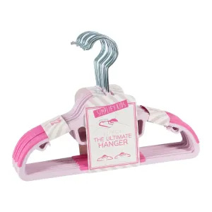 Kids Pink Hangers 12-Pack