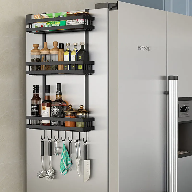 Kitchen Organiser Storage Shelf Fridge Organizer Spice Rack