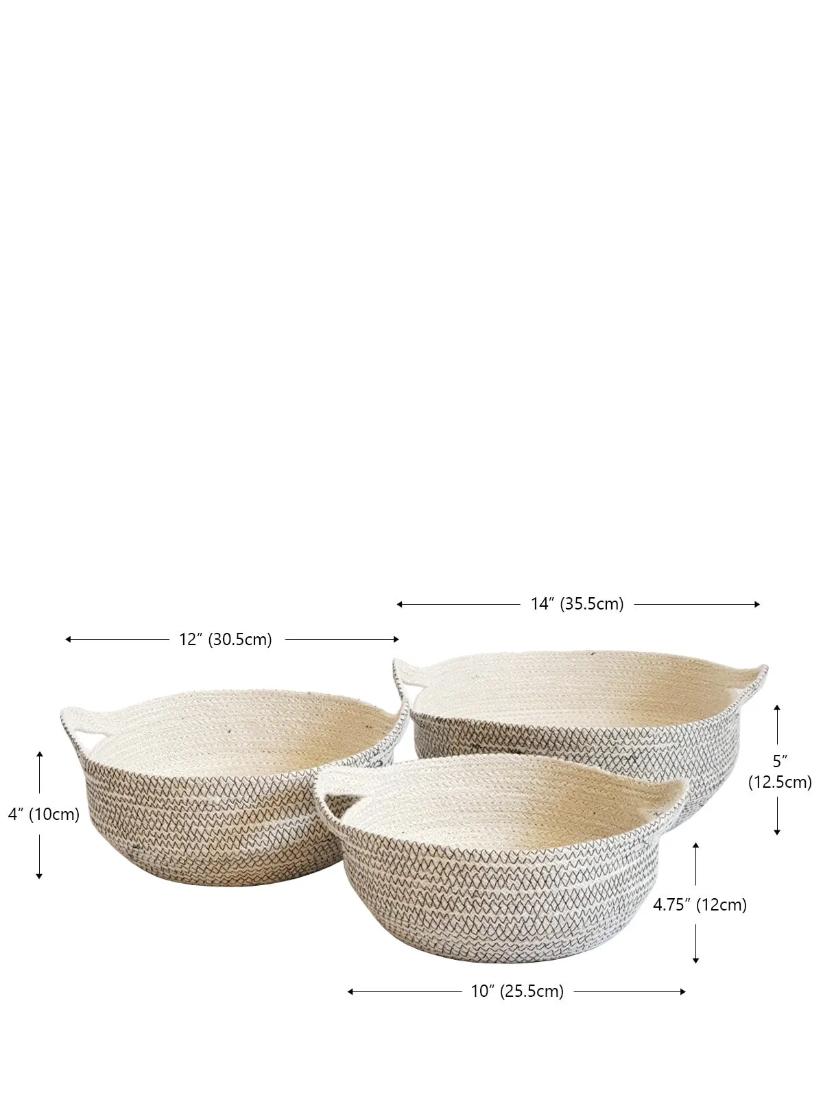 KORISSA Amari Fruit Bowl Set (Black)