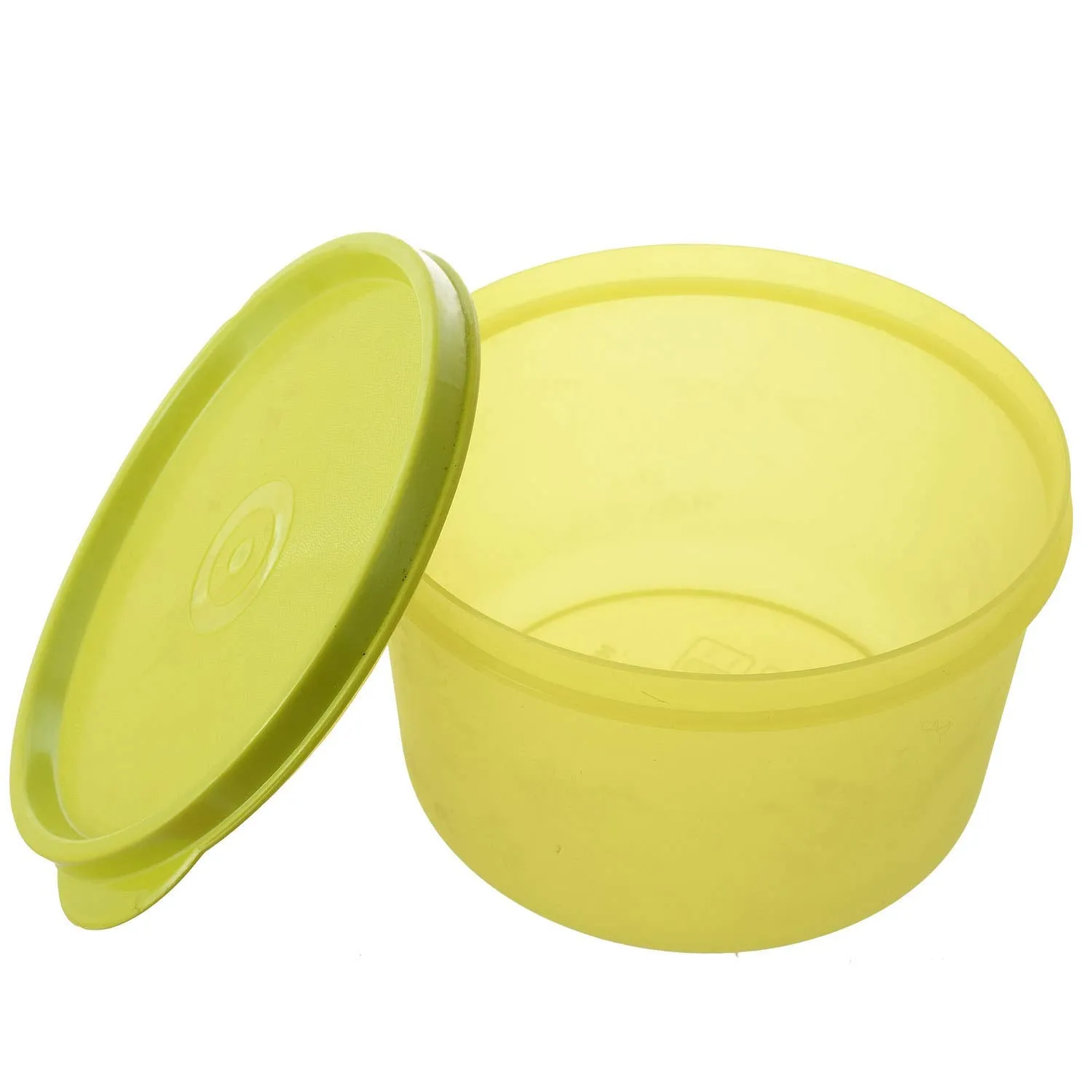 Kuber Industries Plastic 4 Pieces Kitchen Storage Spice Containers, Fridge Container, Food Utility Box, Food Storage Containers Jars 600 Ml (Green) - CTLTC43944