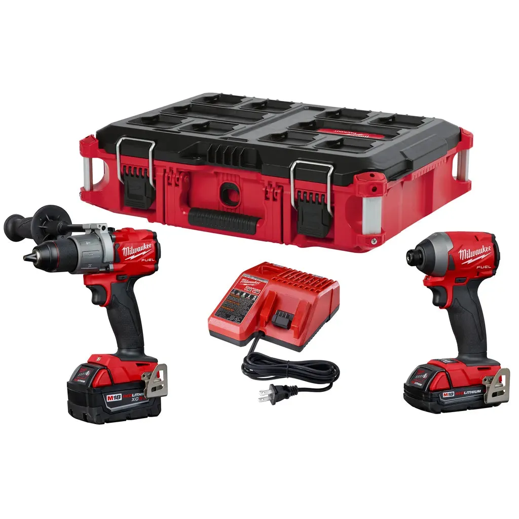 M18 FUEL™ Hammer Drill/Impact PACKOUT™ Kit