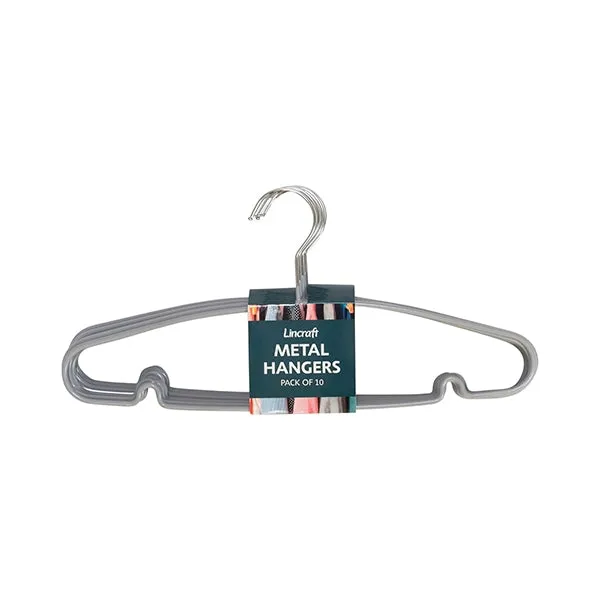 Metal Coat Hangers, 10pk