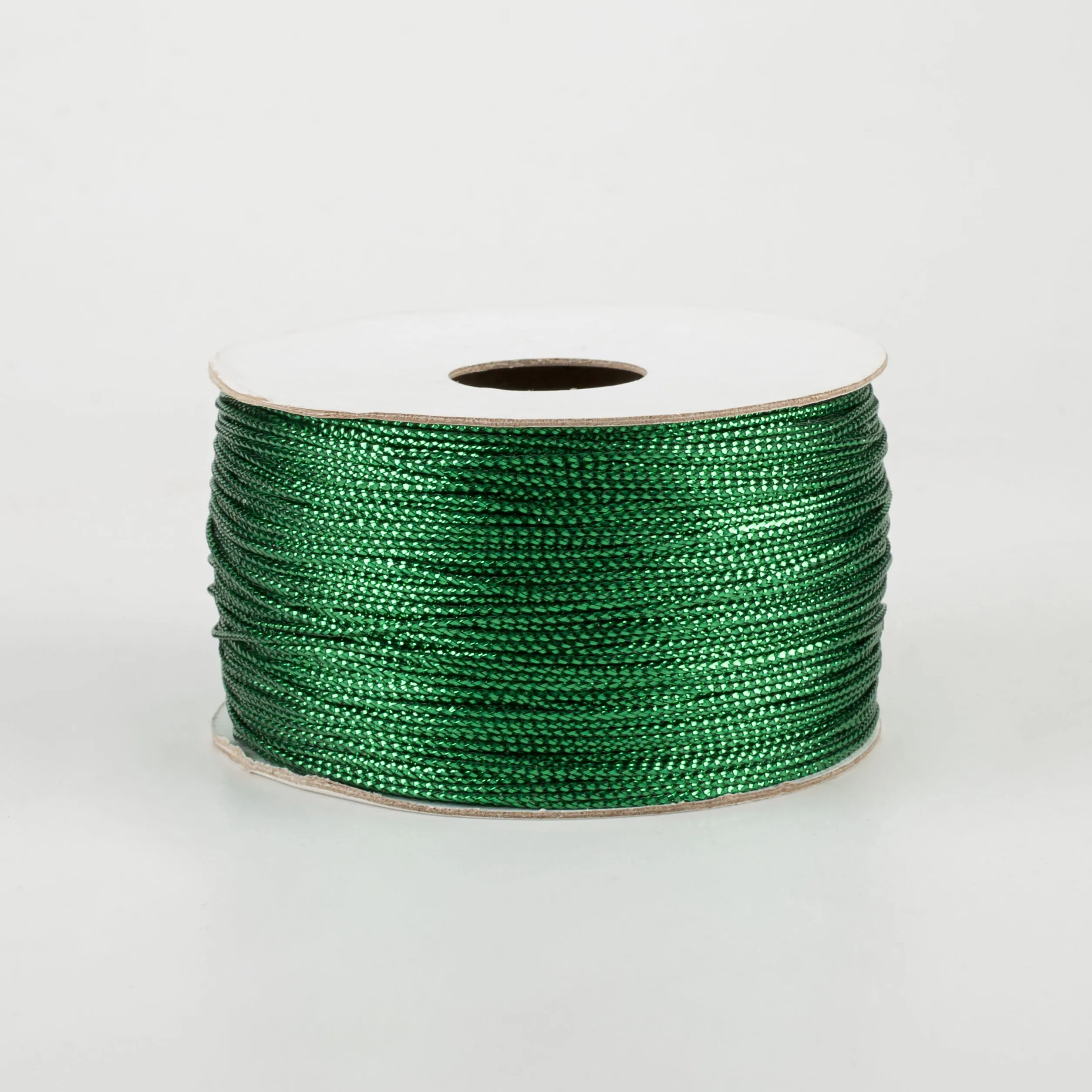 Metallic Tinsel Cord: Green (144 Yards)