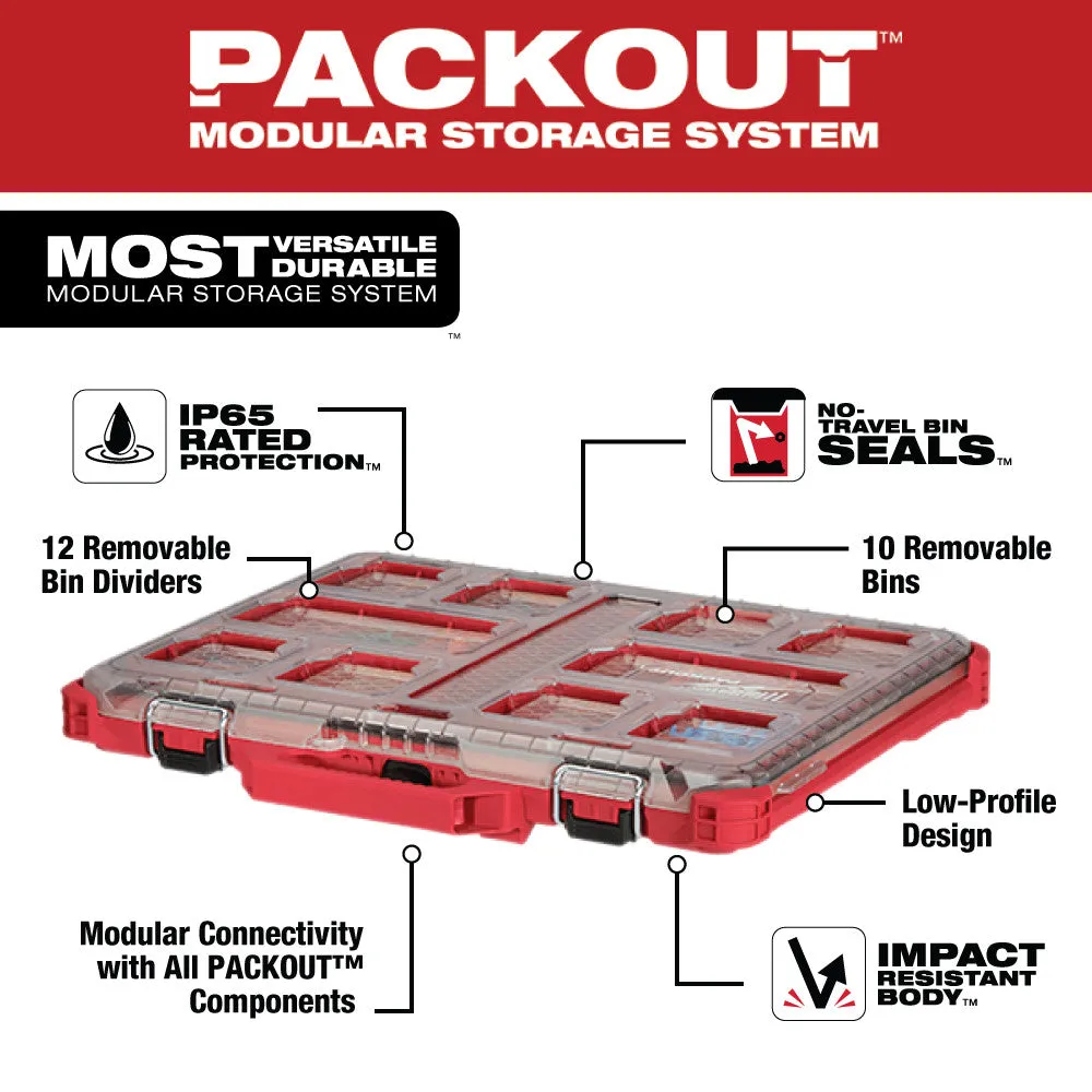 Milwaukee 48-22-8427 PACKOUT 3 Piece Kit w/ Organizers