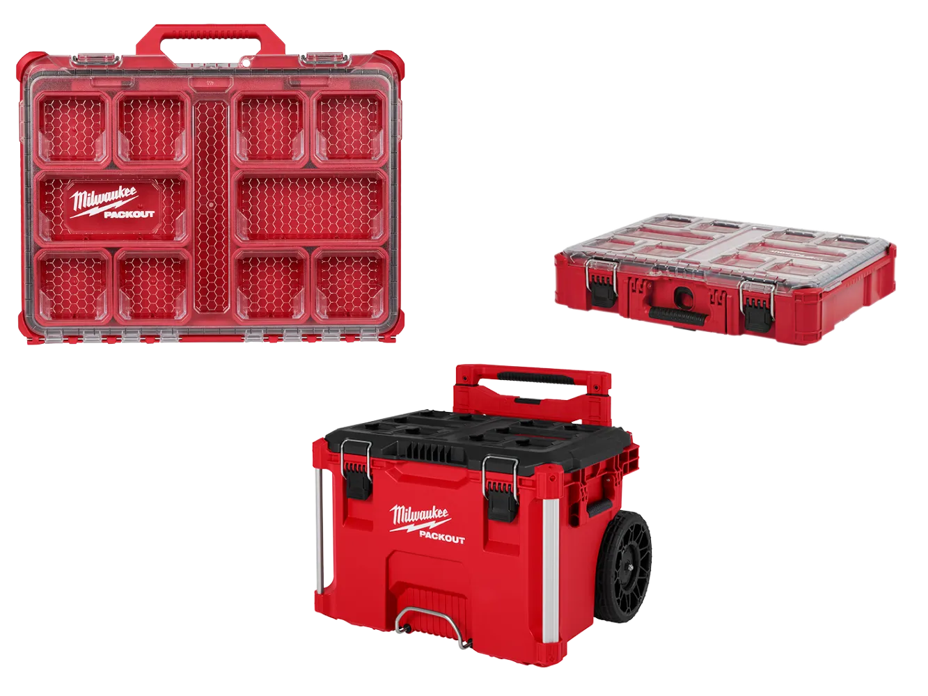 Milwaukee 48-22-8427 PACKOUT 3 Piece Kit w/ Organizers